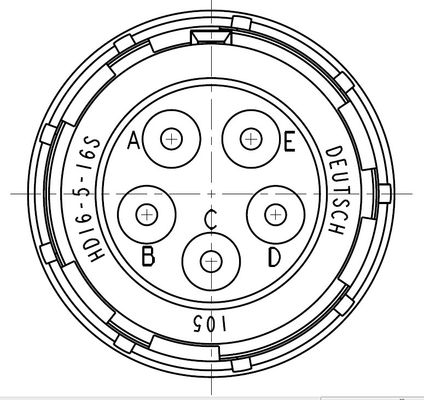 Hd16-5-16s Iatf16949 Sertifikasyon ile Otomotiv Kablo Demeti Araç Kablolama Kiti