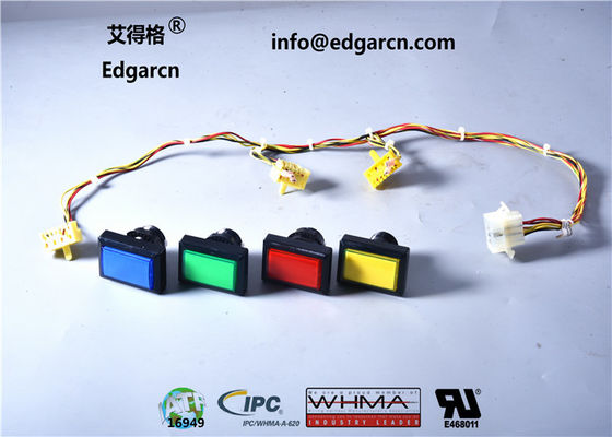 1 năm bảo hành Push Button Cable màu tùy chỉnh cho máy đánh bạc