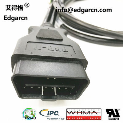 Iatf16949 J1962 Obd2 Stecker Kabel 16pin Injektionsstecker Für Velhcle Diagnostic