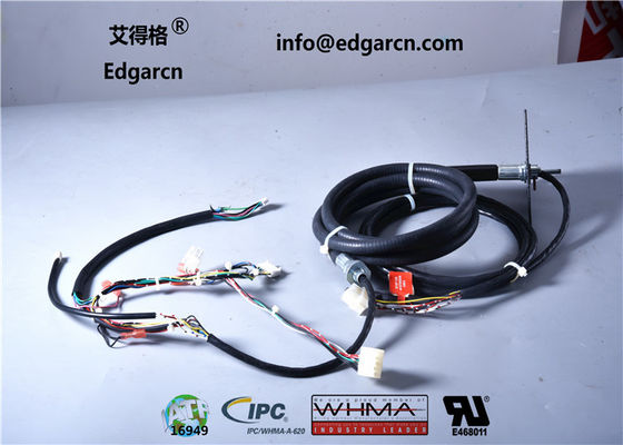 Обжимные промышленные кабельные сборки Индивидуальная длина Iso9001 Approved