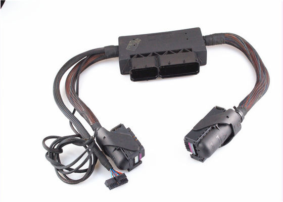 Угл одобренный кабель разъема Obd2 через литой кабель для передачи данных с катушкой
