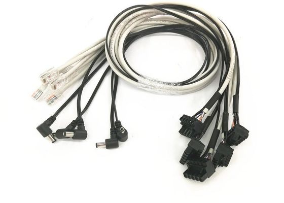 Giubbino industriale ad angolo retto Cavo di alimentazione cc Cat5e Utp 26awg / 4p Gy Jacket