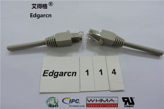 Pvc-Material Cat5e Utp-Kabel Rj45-Stecker mit kundengebundener Länge / Farbe