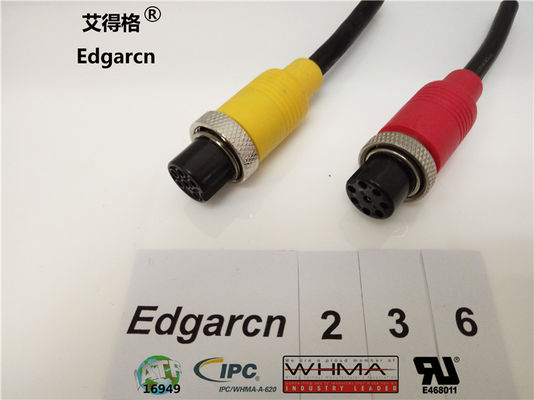 Spritzguss-kundenspezifische Draht-Versorgungen Din-Stromkabel mit Oem / Odm Service