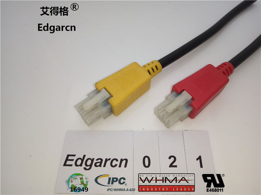 Pvc Материал Molex Micro Fit, индивидуальный размер Overmolded Molex Mini Fit Jr