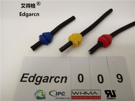 Über geformte kundenspezifische Draht-Versammlungs-Kabel-Zugentlastung mit kundengebundener Farbe