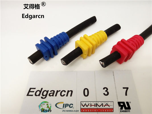 UL genehmigte kundenspezifische Draht-Versammlungen über geformtem Kabel-Zugentlastungs-PVC-Material