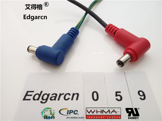 Cor preta industrial automotivo do chicote de fios feito sob encomenda de alta tensão do fio 300v