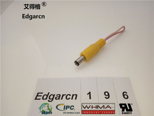 Fio industrial do poder do ângulo direito do chicote de fios do chicote de fios do fio da modelação por injecção