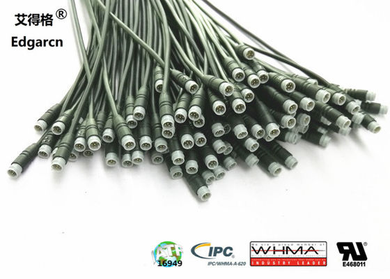 M6 Circular Connector Cable Assembly Untuk Pemasangan Konektor Sepeda Listrik