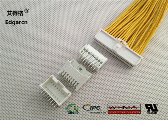 2mm Pvc Molex Microclasp Pitch, 16 Pin Kawat Untuk Menyambung Konektor Daya