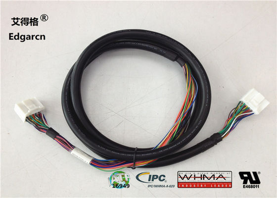 Serviço positivo de Oem do conector do passo de Molex 2mm do conjunto do chicote de fios do fio do fechamento