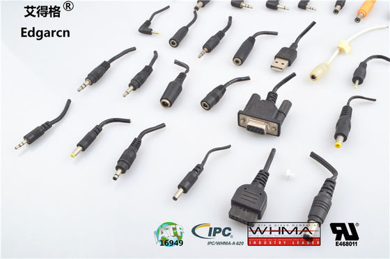 Промышленные пользовательские кабельные сборки Dc Power Cable Cable Cigarette Ce Rohs Listed