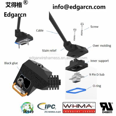 Gas Boiler Cable with 2.54MM IDC Flat Cable Assembly for PCB Wireharness Manufacturer with WHMA/IPC620