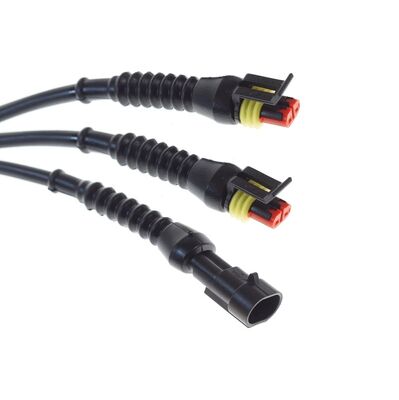 Customized Male Waterproof Connector Overmolded Superseal Cables