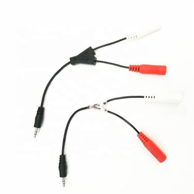 6.35mm 3.5 Jack Aux Male Stereo Aux Extension Audio Cable for Stereo Audio Cable