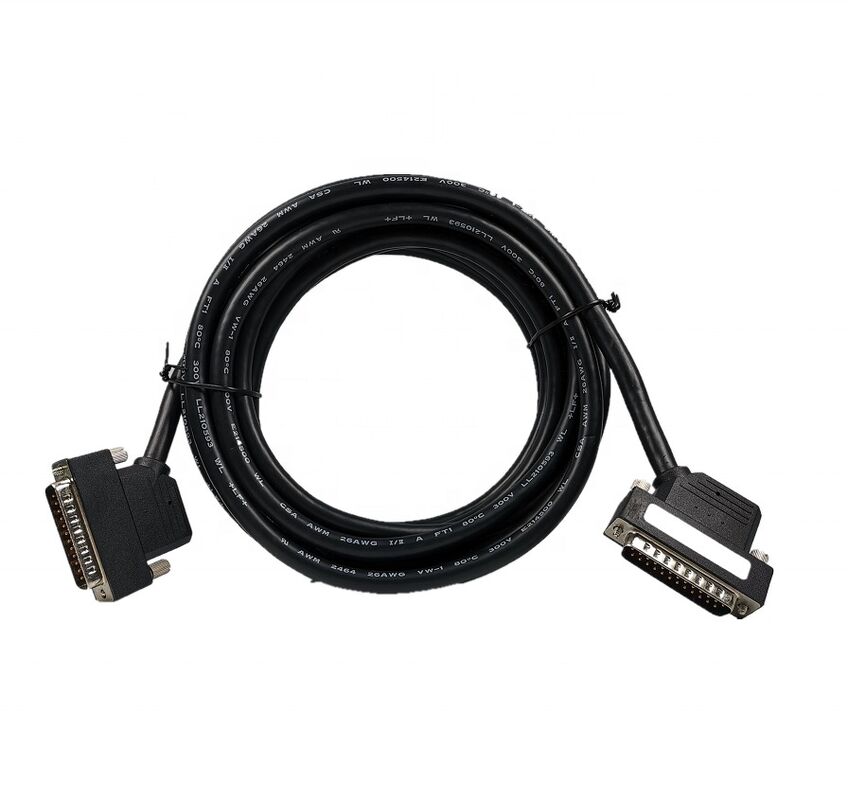 D-SUB 25pos Female to Male Connector & Cable Assemblies UL & IATF16494 Manufactory with WHMA/IPC620