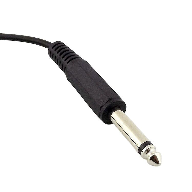 6.35mm 3.5 Jack Aux Male Stereo Aux Extension Audio Cable for Stereo Audio Cable